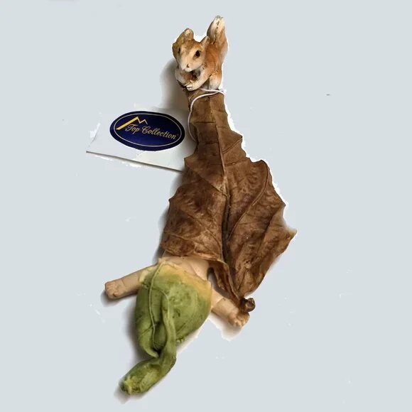 Enchanted Story Miniature Garden Sleeping Fairy Baby with Squirrel TopCollection - Picture 5 of 10